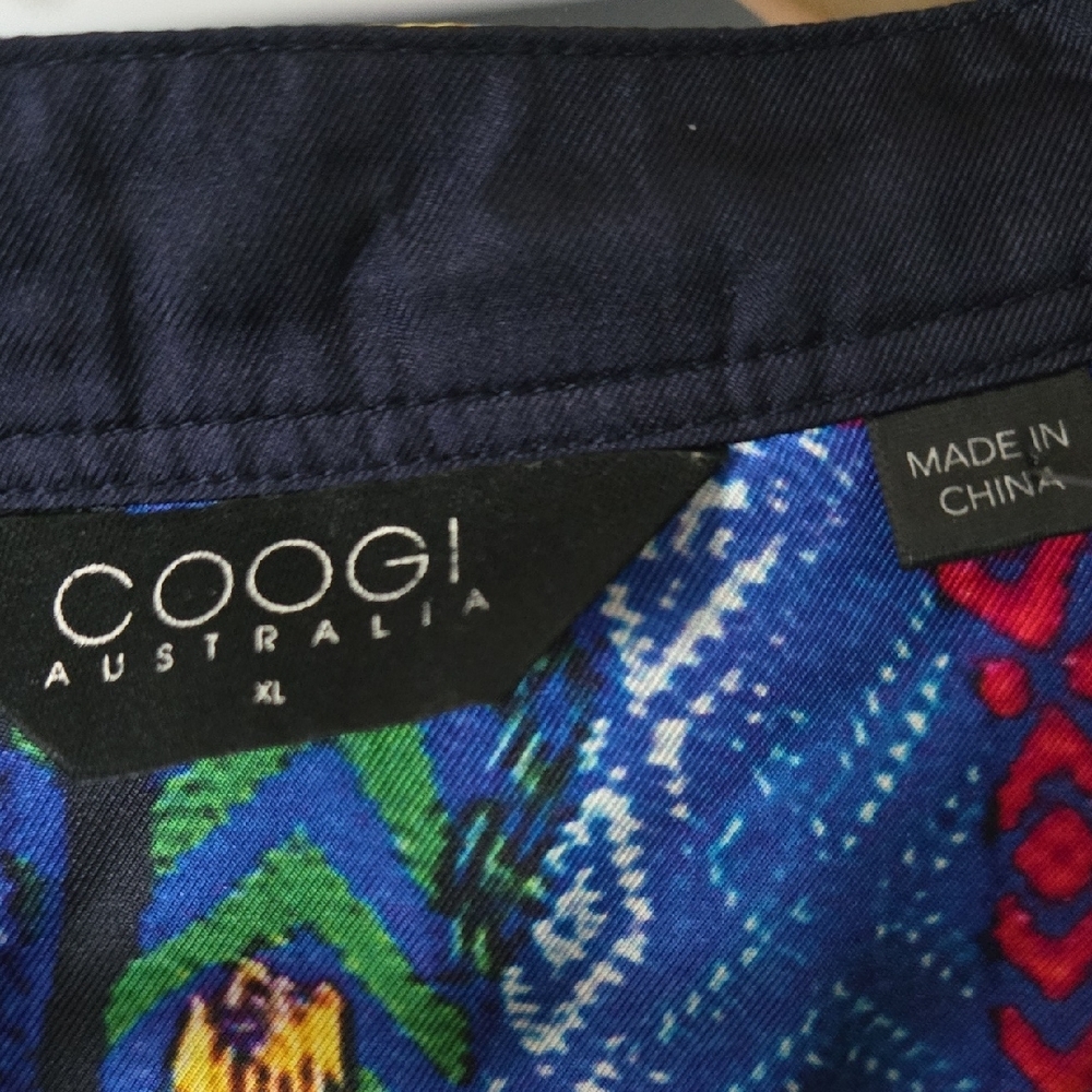 COOGI Vibrant Multicolor Button Down Shirt - Picture 2 of 2